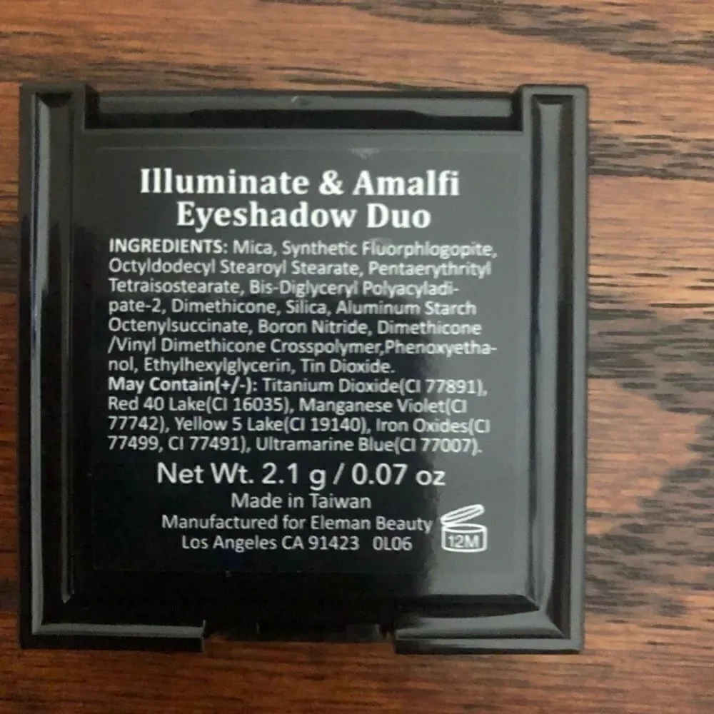 ELEMAN BEAUTY Eyeshadow Duo in Illuminate & Amalfi
